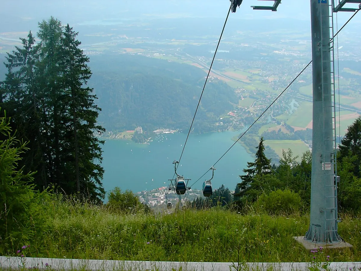 Výhled z Gerlitzen na Ossiacher See